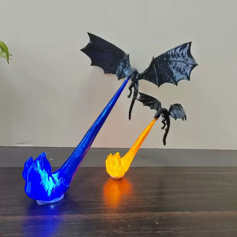🔥 Last Day 49% OFF – 👻✨Dragon Breath Flame Night Light Decor