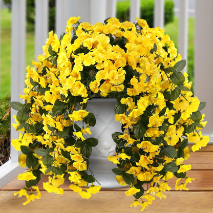 On Sale-Artificial Faux Hanging Flowers Plants - UV resistant, Waterproof,Windproof