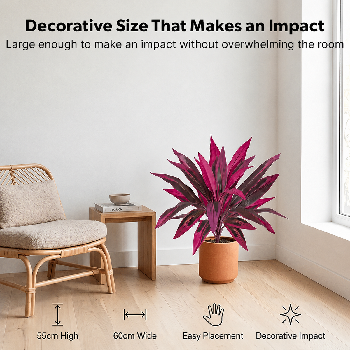 🎁  Last Day 49% OFF - Artificial Boston Fern & Dragon's Blood Tree Plants