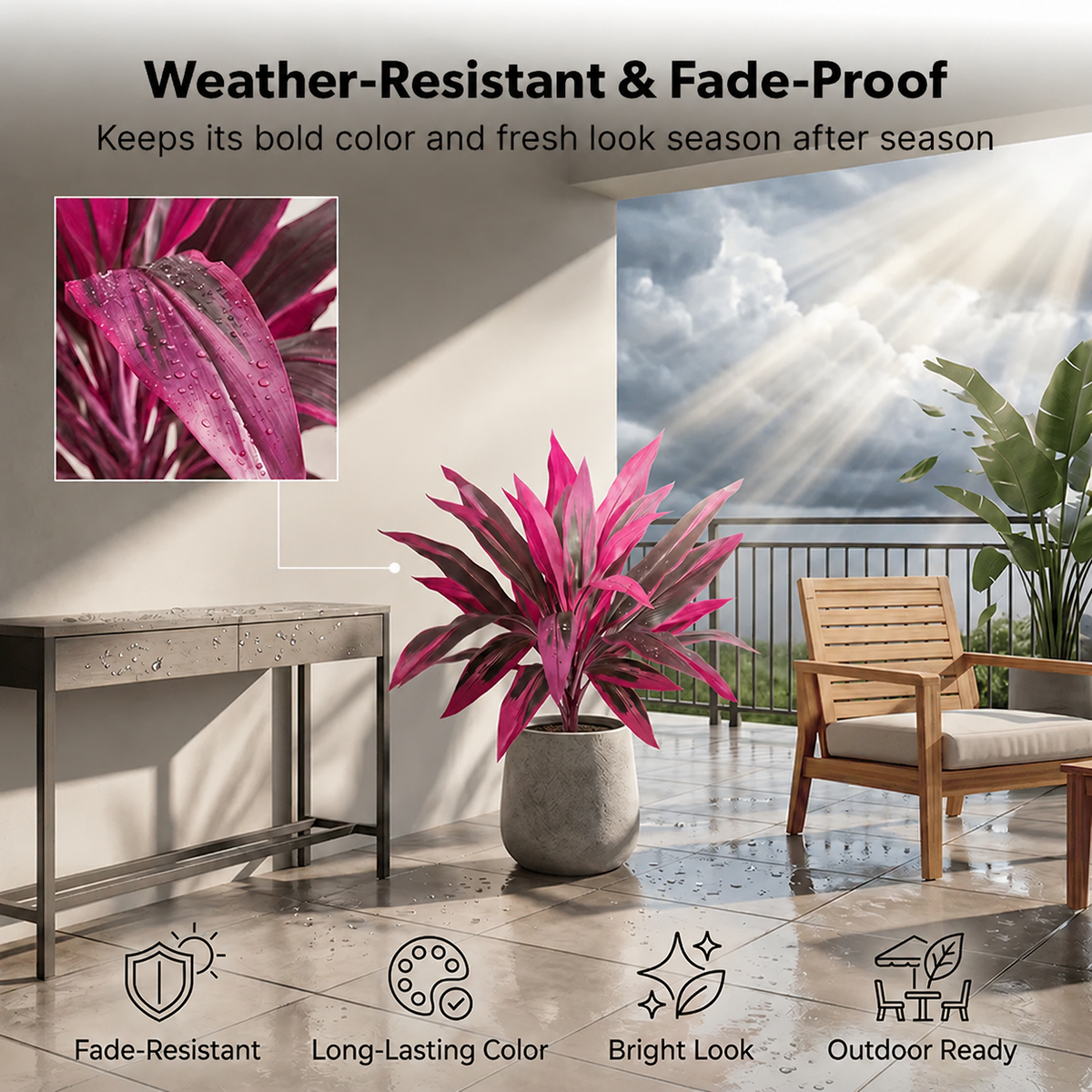🎁  Last Day 49% OFF - Artificial Boston Fern & Dragon's Blood Tree Plants