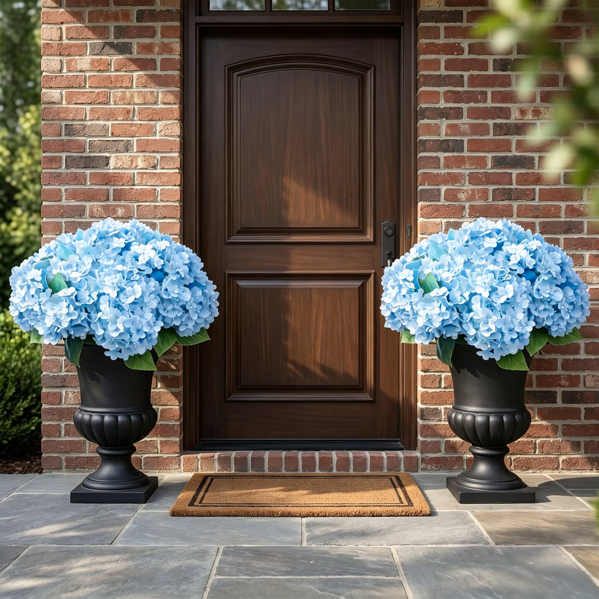 🔥Last Day 49% OFF🔥Artificial Outdoor Hydrangea Flowers - UV resistant, Waterproof, Windproof