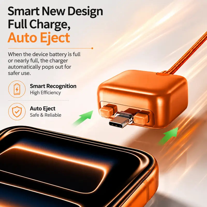 140W USB-C AI Smart Auto Power-Off Charging Protector