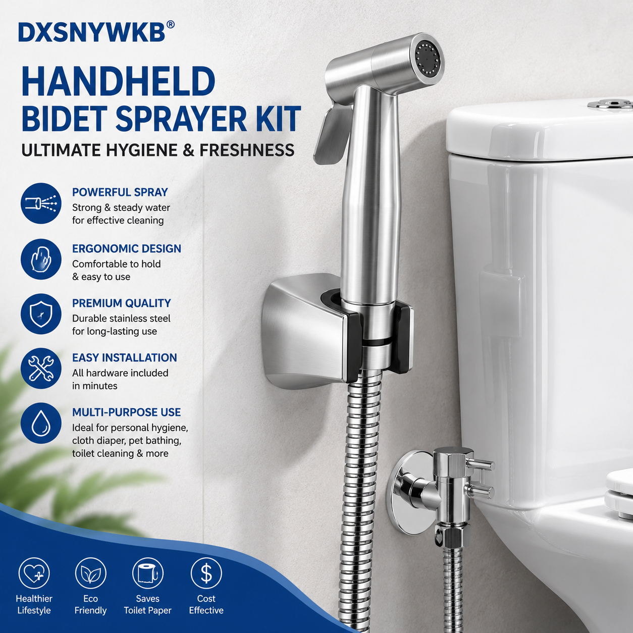 DXSNYWKB Handheld Bidet Sprayer Kit