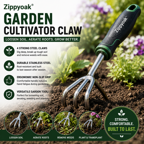 Zippyoak® Garden Cultivator Claw