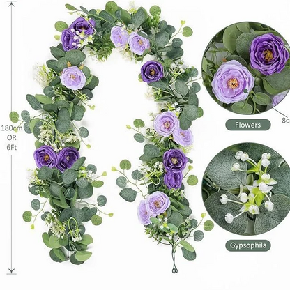 💥Last Day 70% OFF🌼🔥Hot Sale 🌹Artificial Rose Garland Flower Vine