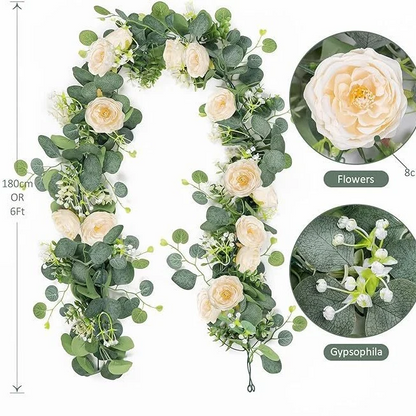 💥Last Day 70% OFF🌼🔥Hot Sale 🌹Artificial Rose Garland Flower Vine