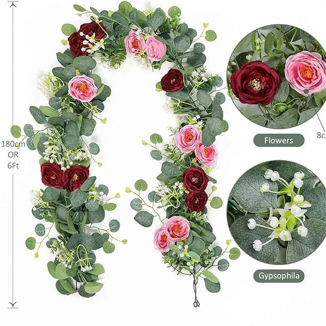 💥Last Day 70% OFF🌼🔥Hot Sale 🌹Artificial Rose Garland Flower Vine