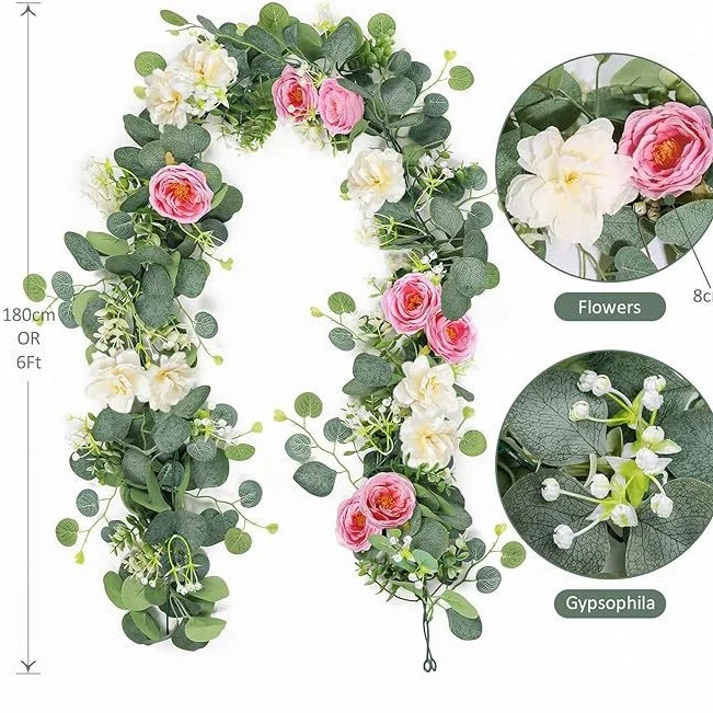 💥Last Day 70% OFF🌼🔥Hot Sale 🌹Artificial Rose Garland Flower Vine