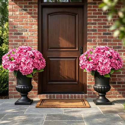 🔥Last Day 49% OFF🔥Artificial Outdoor Hydrangea Flowers - UV resistant, Waterproof, Windproof